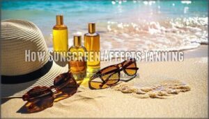 how sunscreen affects tanning