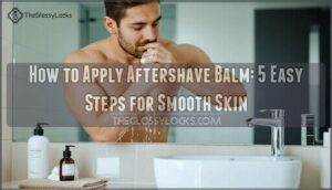 how to apply aftershave balm