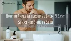 how to apply aftershave balm