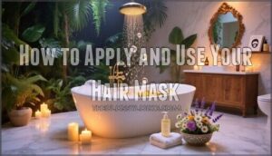 how to apply and use your hair mask