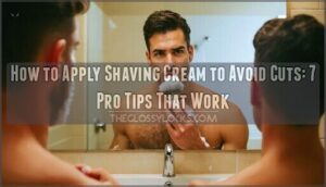 how to apply shaving cream to avoid cuts
