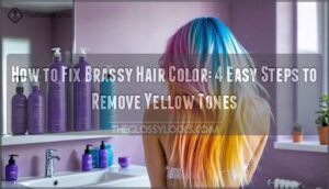 how to fix brassy hair color