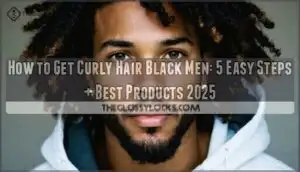 how to get curly hair black men