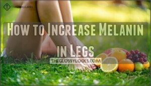 how to increase melanin in legs