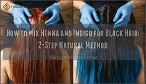 how to mix henna and indigo for black hair