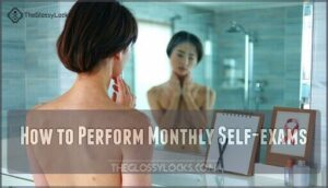 how to perform monthly self-exams