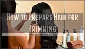 how to prepare hair for trimming how to prepare hair for trimming