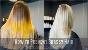 how to prevent brassy hair