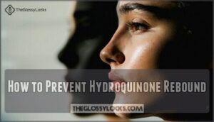 how to prevent hydroquinone rebound