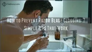 how to prevent razor blade clogging
