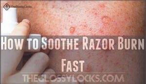 how to soothe razor burn fast