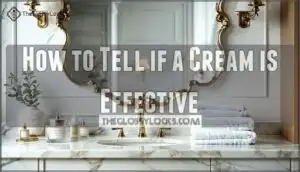 how to tell if a cream is effective