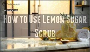 how to use lemon sugar scrub