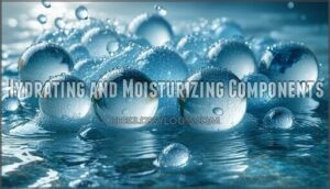 hydrating and moisturizing components