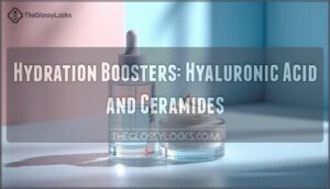 hydration boosters: hyaluronic acid and ceramides