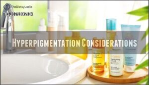 hyperpigmentation considerations