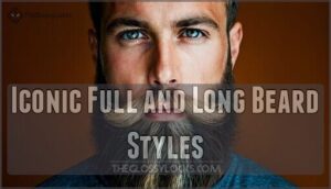 iconic full and long beard styles