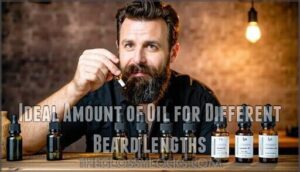 ideal amount of oil for different beard lengths