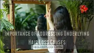 importance of addressing underlying hair loss causes