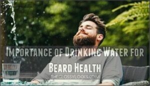 importance of drinking water for beard health