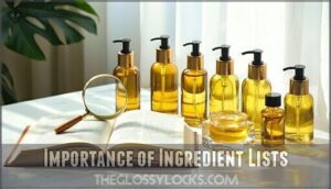 importance of ingredient lists