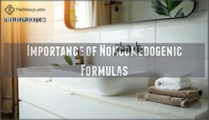 importance of noncomedogenic formulas