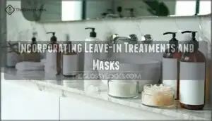 incorporating leave-in treatments and masks
