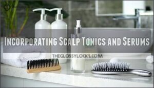incorporating scalp tonics and serums