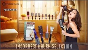 incorrect brush selection