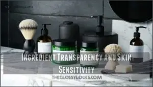 ingredient transparency and skin sensitivity