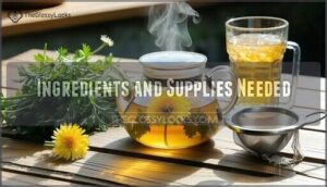 ingredients and supplies needed