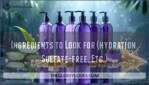 ingredients to look for (hydration, sulfate-free, etc.)