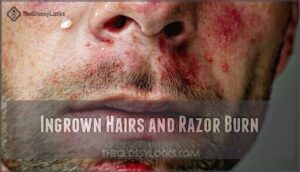 ingrown hairs and razor burn