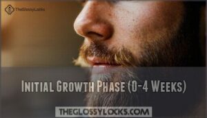 initial growth phase (0-4 weeks)