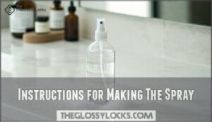 instructions for making the spray