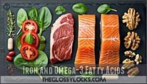 iron and omega-3 fatty acids