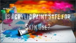 is acrylic paint safe for skin use is acrylic paint safe for skin use