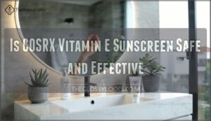 is cosrx vitamin e sunscreen safe and effective