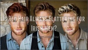 is red hair always flattering for irish men