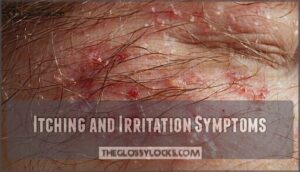 itching and irritation symptoms