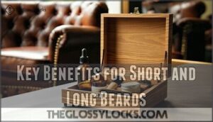 key benefits for short and long beards