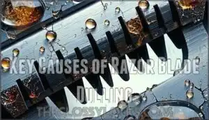 key causes of razor blade dulling