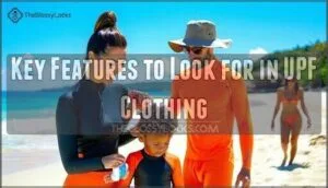 key features to look for in upf clothing