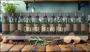 key ingredients for softening coarse beard hair