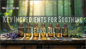 key ingredients for soothing beard oil