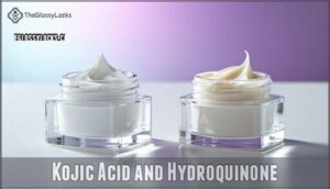 kojic acid and hydroquinone