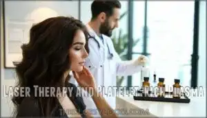 laser therapy and platelet-rich plasma