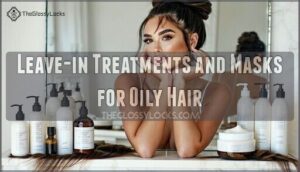leave-in treatments and masks for oily hair