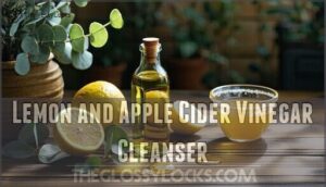 lemon and apple cider vinegar cleanser