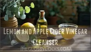 lemon and apple cider vinegar cleanser